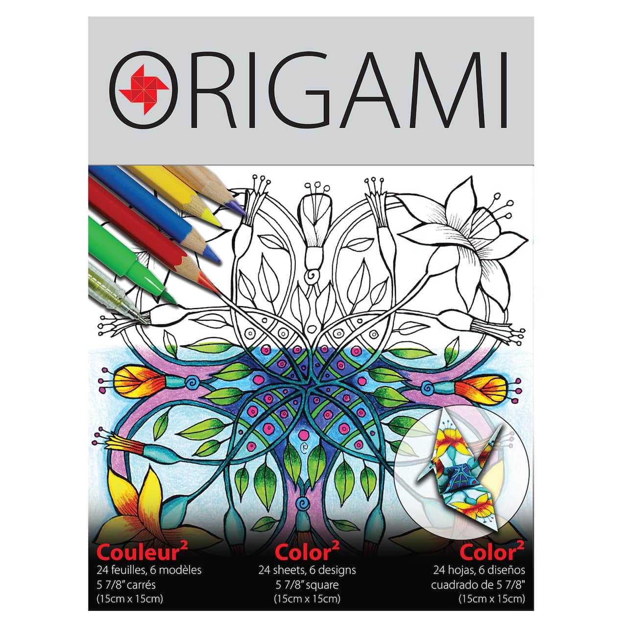 12 Packs: 24 ct. (288 total) Yasutomo® Origami Color Fold Sheets